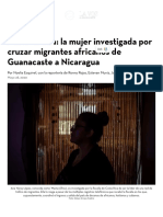 Mamá África - La Mujer Investigada Por Cruzar Migrantes Africanos de Guanacaste A Nicaragua