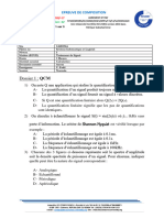 Traitement Signal Exam