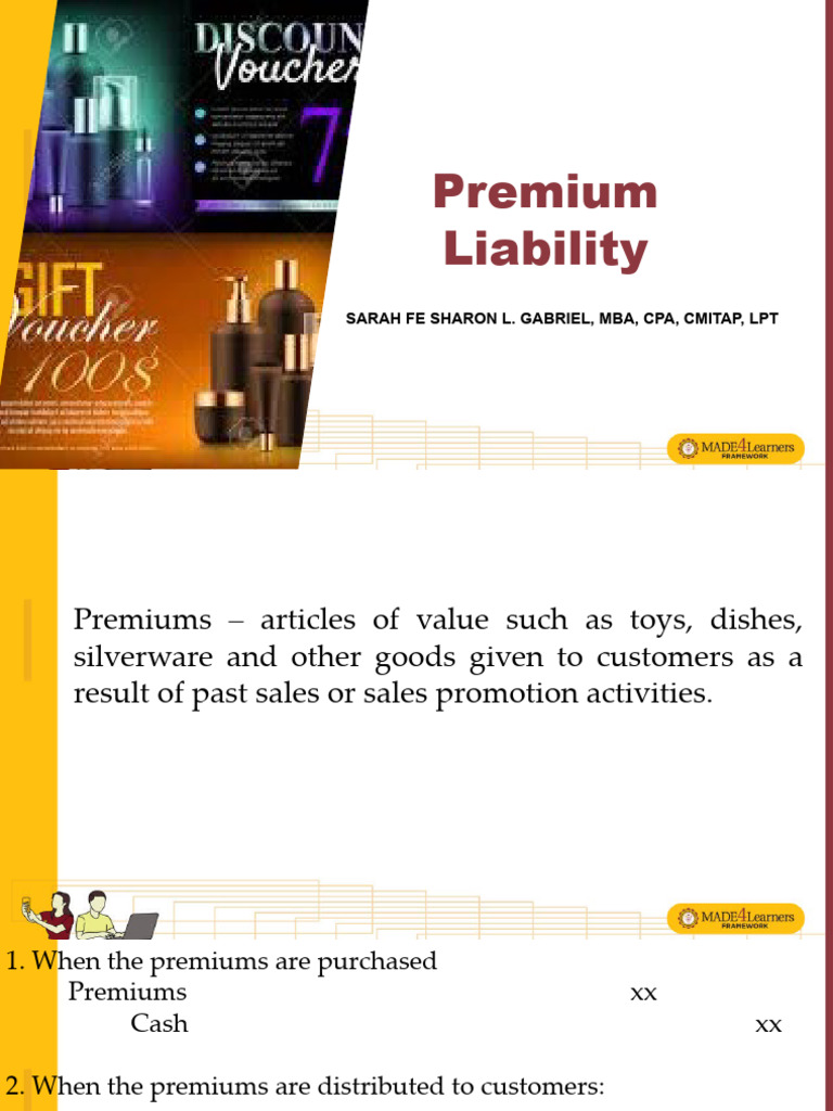 Chapter2 Premium Liabilities | Download Free PDF | Coupon | Rebate ...