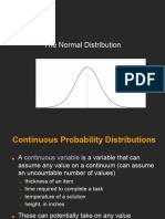 The Normal Distribution