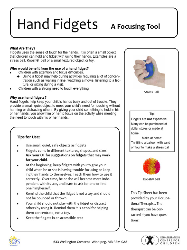 Fidgets STS | PDF