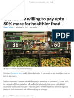 The Additional Cost of Eating Healthy in India - Quartz
