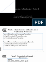 Unidad I - Semana 2 Introducción Al Planeamiento y Control de La Producción