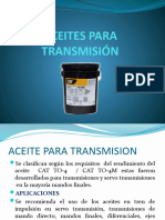 Aceites para Transmisión