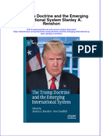 Free download The Trump Doctrine And The Emerging International System Stanley A Renshon full chapter pdf epub