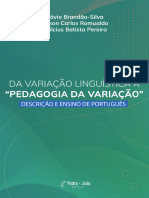 Ebook Da Variacao Linguistica A Pedagogia Da Variacao