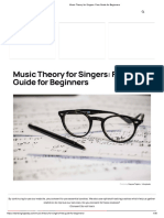 Music Theory For Singers - Free Guide For Beginners