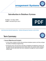 1 - Introduction to Database Systems