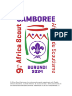 Jamboree Do Burundi de 02 A 11 de Agosto 2024