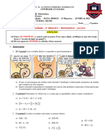 Atividade Avaliada - 301 - 302 - 2º B - 08-06-2022 - Matemática