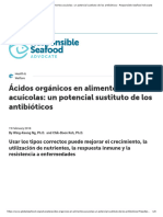 Acidos Organicos en Alimentos Acuicolas Un Potencial Sustituto de Los Antibioticos