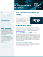 AMD EPYC 7002 Series Processors in The Cloud - SQL Server On AWS C5a and C5ad Instances