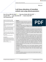 Clin Implant Dent Rel Res - 2020 - Lee - Predicting bone and soft tissue alterations of immediate implant sites in the