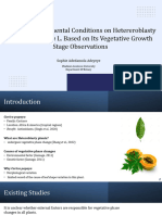 Sophie-Testing Environmental Conditions On Hetereroblasty in Carica Papayal