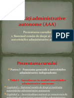 Autoritati Administrative Autonome - 1