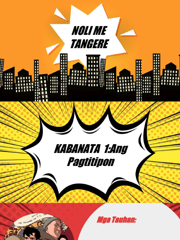 Noli me tangere kabanata 1 agcaoili 1 pdf