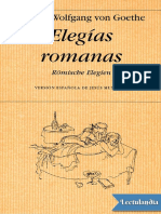 Elegias romanas - Johann Wolfgang von Goethe