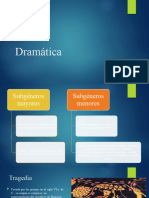 Dramática Subgeneros - Comedia y Drama