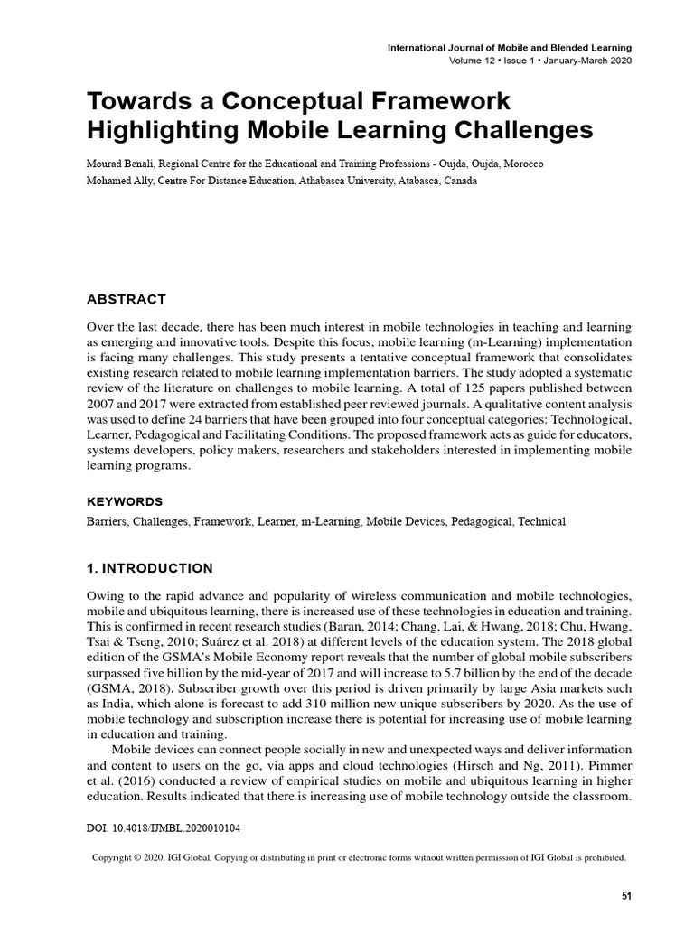 Benali2020-Towards A Conceptual Framework Highlighting Mobile Learning ...