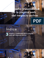 3. Diseño y usabilidad de la página web del negocio online