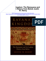 Free Download Ravanas Kingdom The Ramayana and Sri Lankan History From Below Justin W Henry Full Chapter PDF
