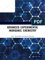 Ahluwalia V.K., Dhingra S. - Advanced Experimental Inorganic Chemistry-CRC Press (2025)