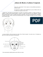 Fisiognomonia Leitura Do Rosto e Leitura Corporal