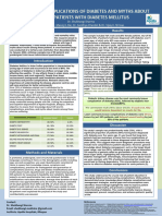 Shubhangi Sharma Poster On Awareness of Complications of DM