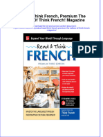 Free Download Read Think French Premium The Editors of Think French Magazine Full Chapter PDF