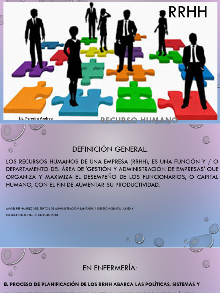 Gestión de RRHH en Enfermería | PDF | Gestión de recursos humanos ...