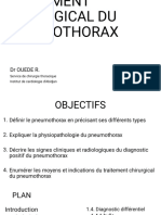 Traitement Chirurgical Du Pneumothorax