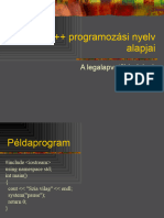 04-C++ Nyelv Alapjai