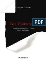 Les Homicides Criminologie Historique de La Violence Et de La Non-Violence (Maurice Cusson) (Z-Library)