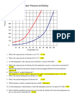 Vapor Pressure and Boiling Ws Answers