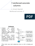 1 - Design of Reinforced Concrete Columns - Axially Loaded Columns