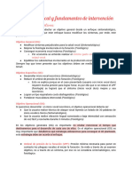 Clase 4 - Patología Vocal y Fundamentos de Intervención