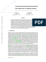 Solving Graph Compression Via Optimal Transport: Preprint. Under Review