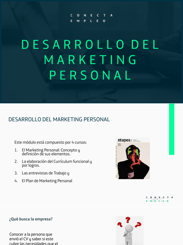 Estrategias de Marketing Personal | PDF | Crecimiento personal y ...