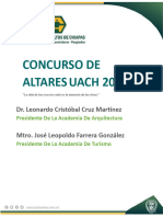 Concurso de Altares Uach 2023