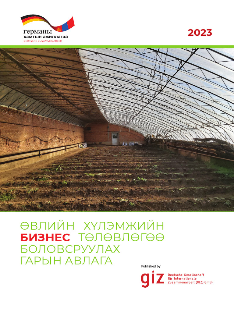бизнес төлөвлөгөөний загвар) | PDF