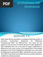 Accounting for Murabaha