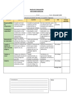 Pauta de Evaluación Artesanía Indigena