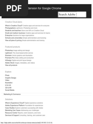 Adobe Acrobat extension for Google Chrome