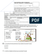 PRUEBA LENGUAJE Unidad 1 1°