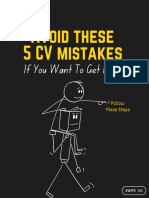 MIstakes CV