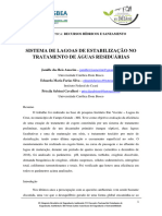 Sistema de Lagoas de Estabilizacao No TR