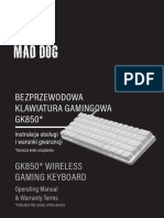 Instrukcja Obslugi MAD DOG GK850 Gateron Red 01-12-2023