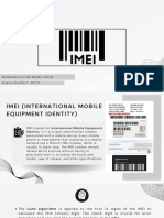 Imei (International Mobile Equipment Identity)
