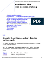 The Evidence-Driven Decision Making Cycle - Resource - Gathering Evidence - Using Evidence For Learning - Home - Assessment