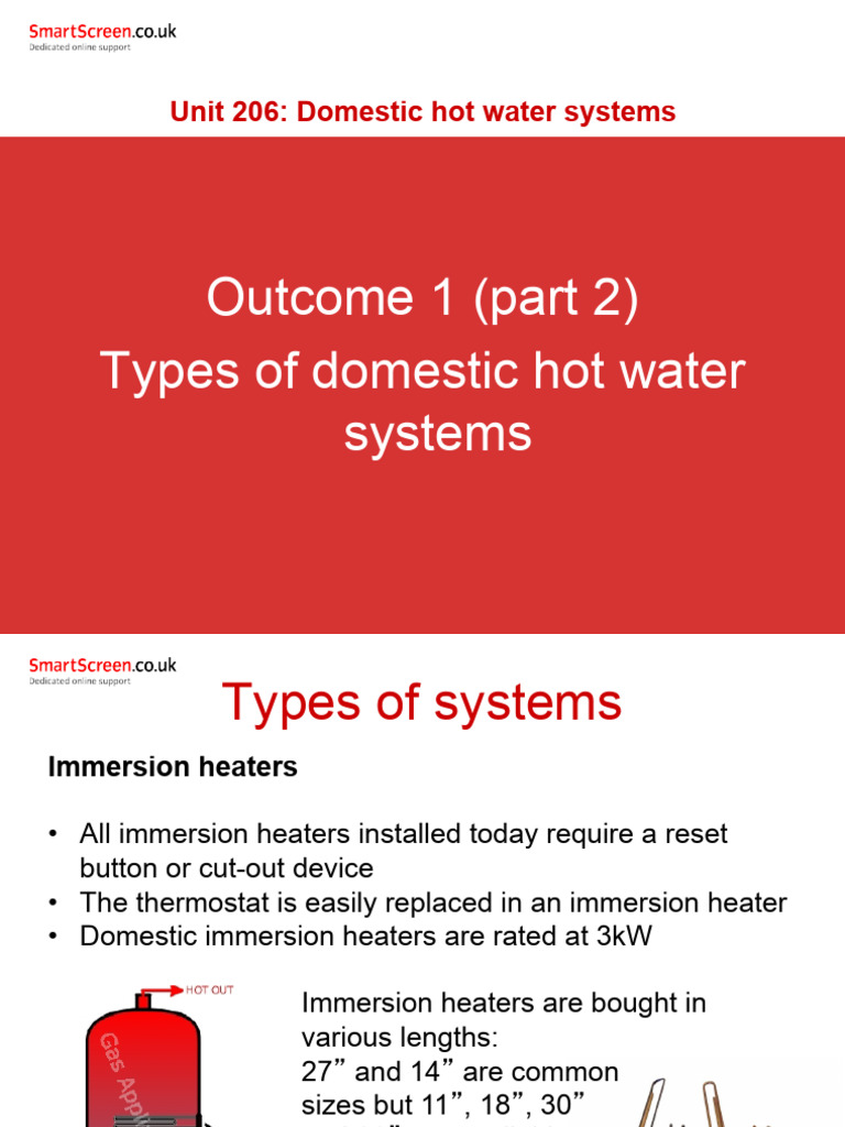 Domestic Hot Water Systems Guide | PDF | Water Heating | Water